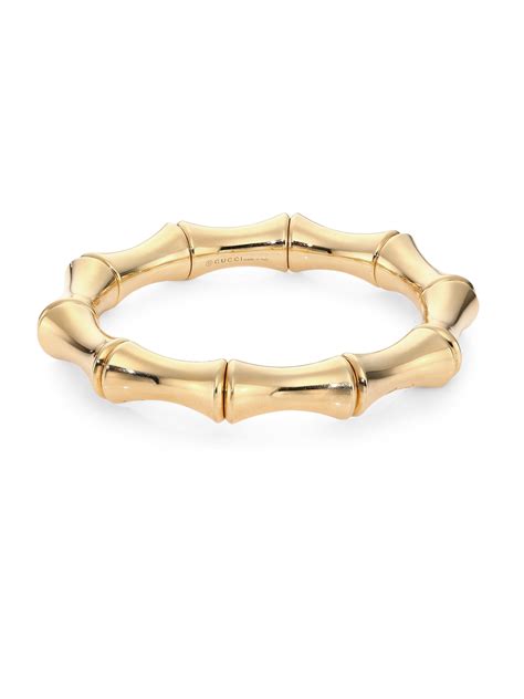 gucci gold bamboo bracelet|gucci bamboo bangle.